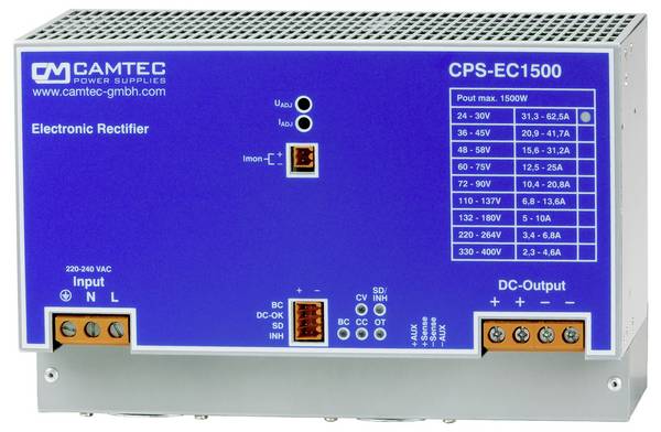 Camtec CPS-EC1500.110(R2) AC/DC industrijsko napajanje   1.500 W