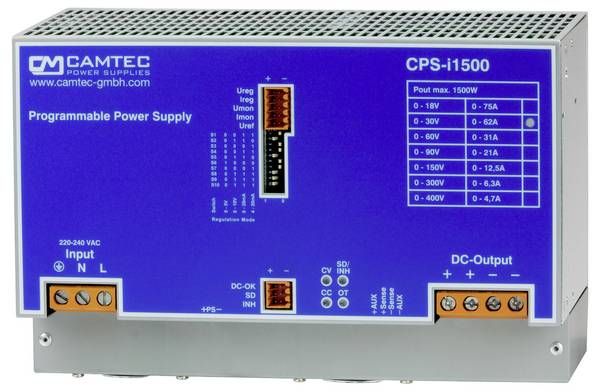 Camtec CPS-I1500.018(R2) AC/DC industrijsko napajanje   1.500 W