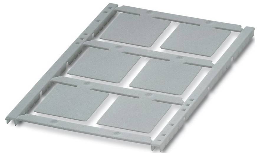 Phoenix Contact 1056554 UCT4-EMLP (27X27) SR Opschriftlabel Montagemethode: Plakken Markeringsvlak: 27 x 27 mm Zilver 10 stuk(s)