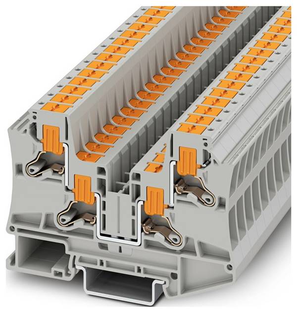 Phoenix Contact 1116871 prolazna stezaljka 8.2 mm Push-In stezaljka siva 1 St. Piece