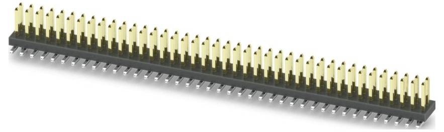 Phoenix Contact 1156865 Male connector Totaal aantal polen 80 Aantal rijen 2 700 stuk(s) afbeelding 1