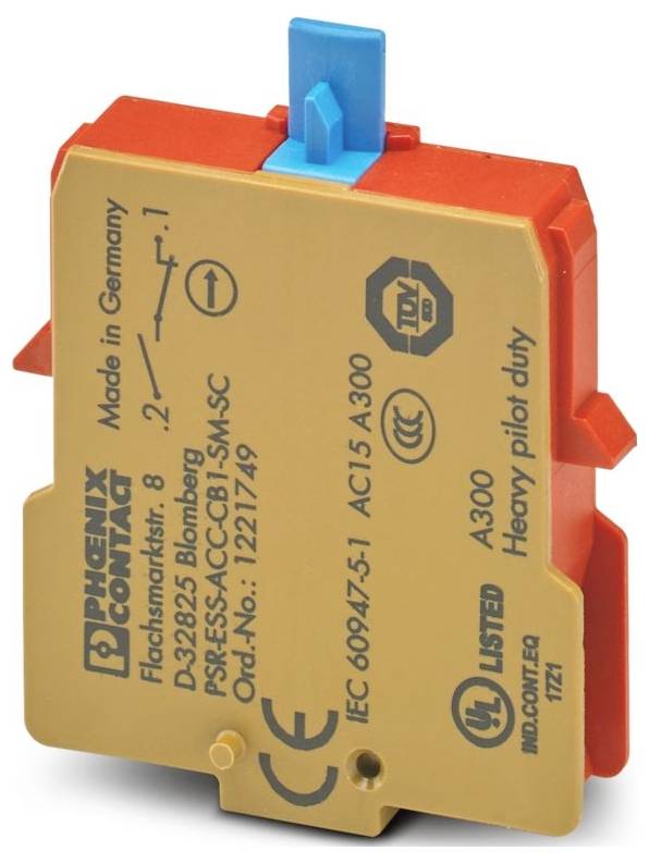 Phoenix Contact PSR-ESS-ACC-CB1-SM-SC kontakt modul 1 zatvarač, 1 otvarač Pogodno za marke (releji): Phoenix Contact Pie-0