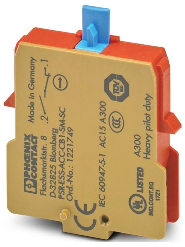 Phoenix Contact PSR-ESS-ACC-CB1-SM-SC kontakt modul 1 zatvarač, 1 otvarač Pogodno za marke (releji): Phoenix Contact Piece 1 St.