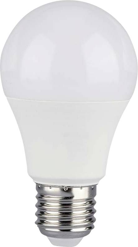 LED žarulja bijele boje s standardnom Edison (E27) bazom, konstruirana za energetski učinkovito osvjetljenje.