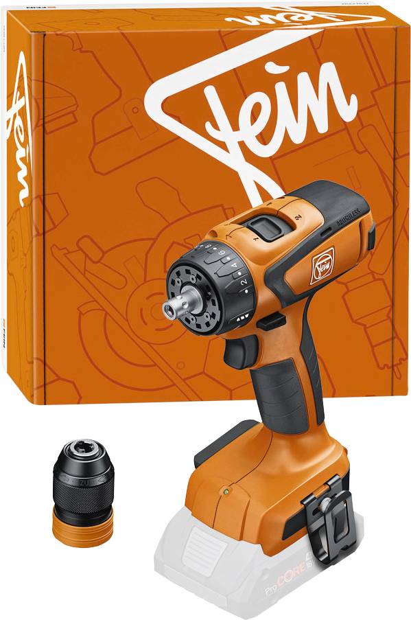 Fein ASCM 18 QSW AS 99100001552 Borrskruvdragare batteri 18 V 4 Ah Li-Ion borstfri, exkl. batteri/laddare, Utan laddare, inkl. Tillbeh&ouml;r