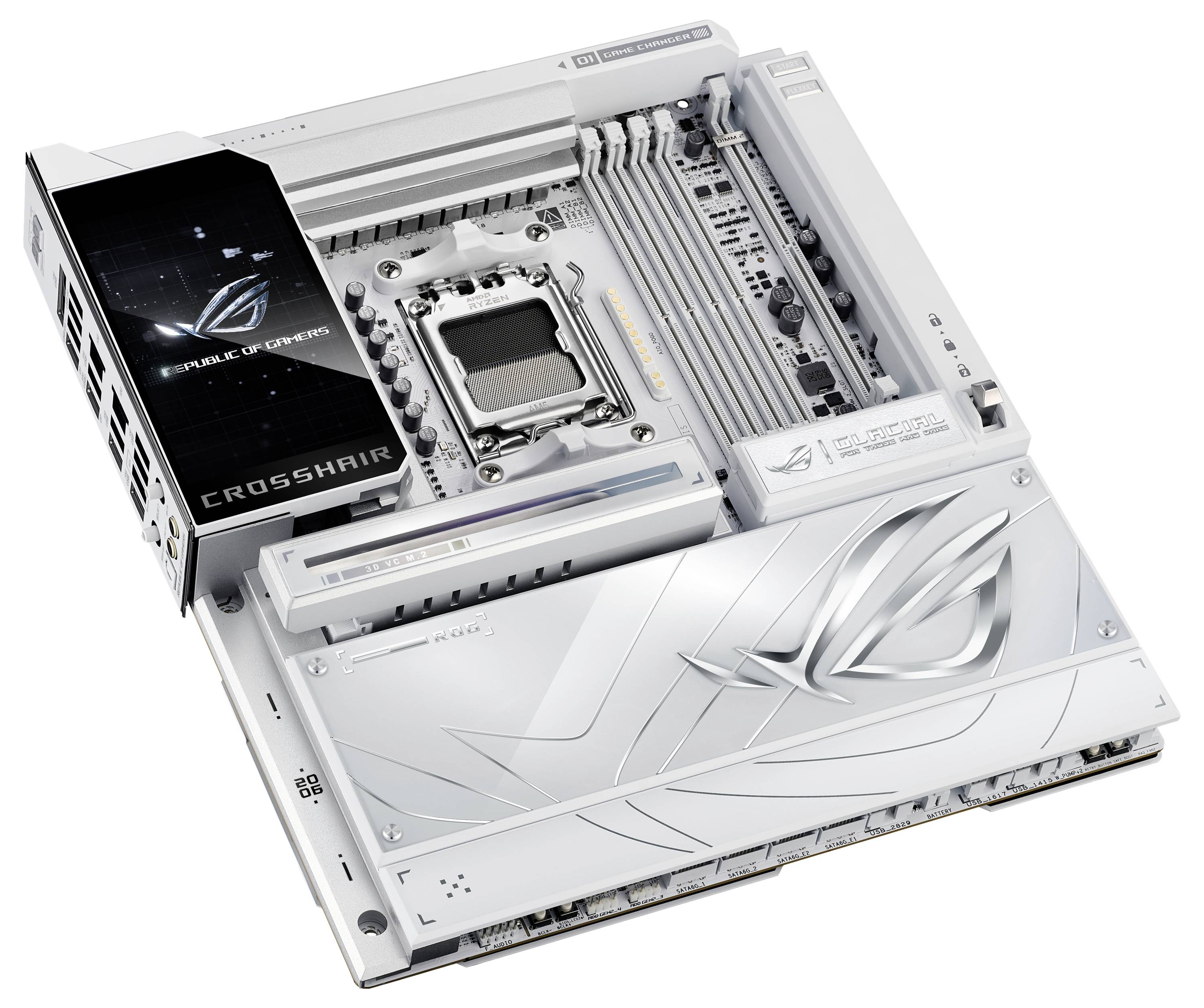 Asus MB ASUS ROG CROSSHAIR X870E GLACIAL matična ploča Faktor oblika (detalji) ATX-7