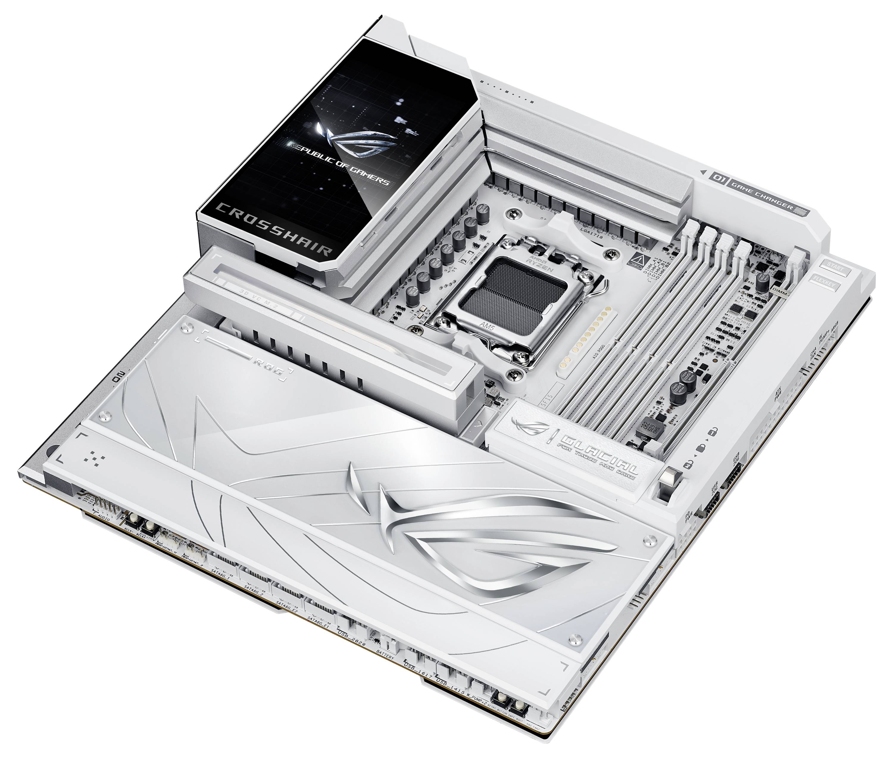 Asus MB ASUS ROG CROSSHAIR X870E GLACIAL matična ploča Faktor oblika (detalji) ATX-9