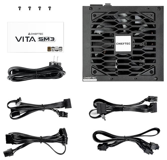 Chieftec VITA SM3 650W PC napajanje 650 W ATX 80 plus bronze-16