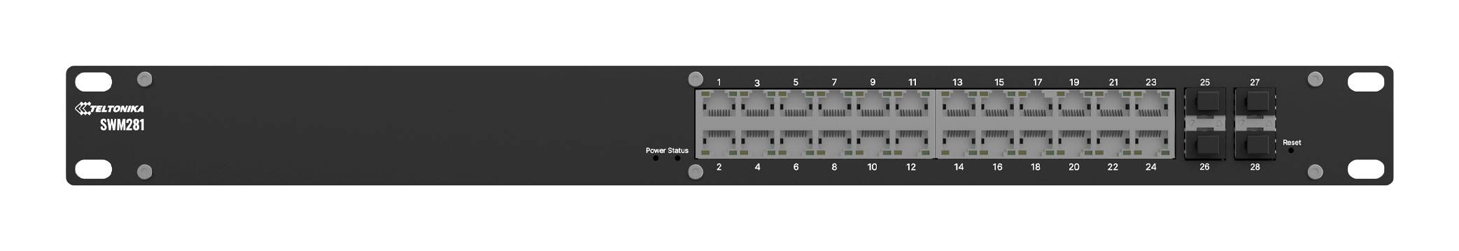 Teltonika SWM281000200  SWM281 Gigabit Ethernet Manage Ethernet Switch