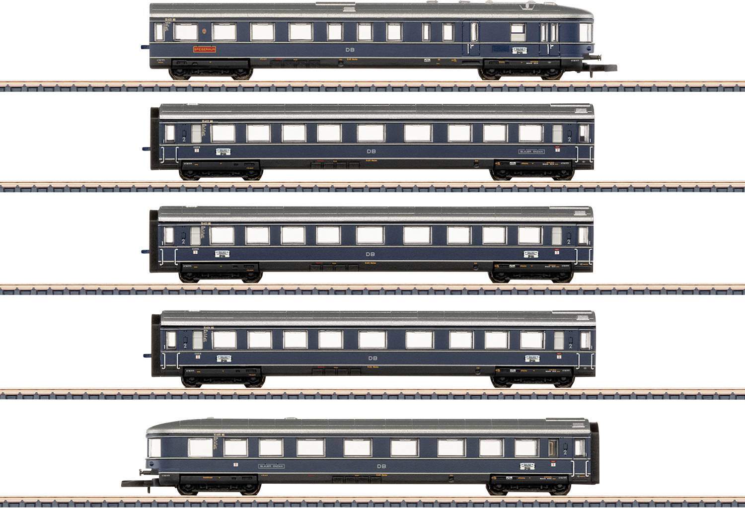M&auml;rklin 087615 Z Wagenset Blue Enzian DB, MHI