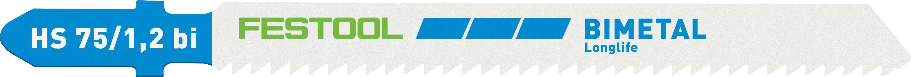 Festool 204270 List ubodne pile METAL ČELIK/NEHRĐAJUĆI ČELIK HS 75/1.2 BI/5 5 St.-0