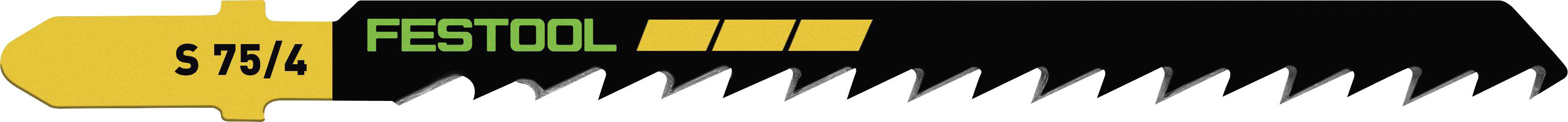 Festool 204305 List ubodne pile WOOD BASIC S 75/4/5 5 St.-0