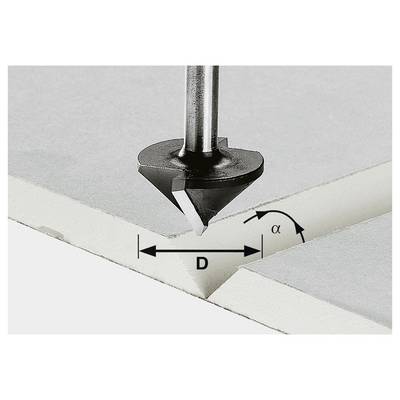 Festool 491001 glodalo za gips-kartonske ploče dužina 49 mm Dimenzija proizvoda, Ø 32 mm Radna duljina 16 mm Promjer oso-0