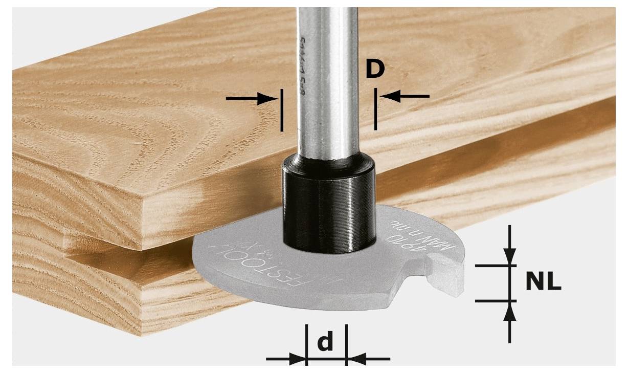 Freesspil S8 1,5-5 D14 Festool 499805 Diameter 14 mm