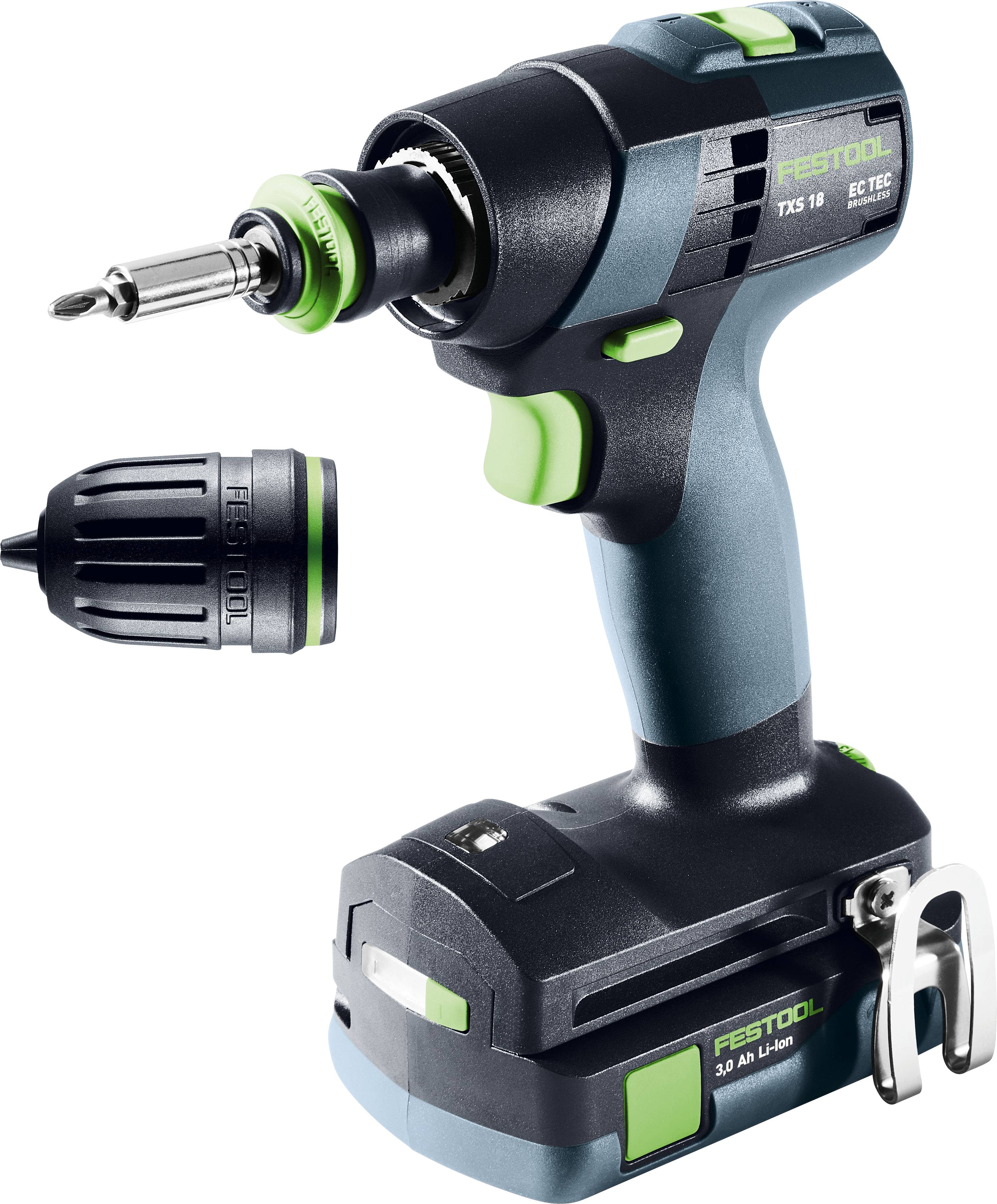 Festool TXS 18 C 3,0-Plus 576895 Borrskruvdragare batteri 18 V 3 Ah