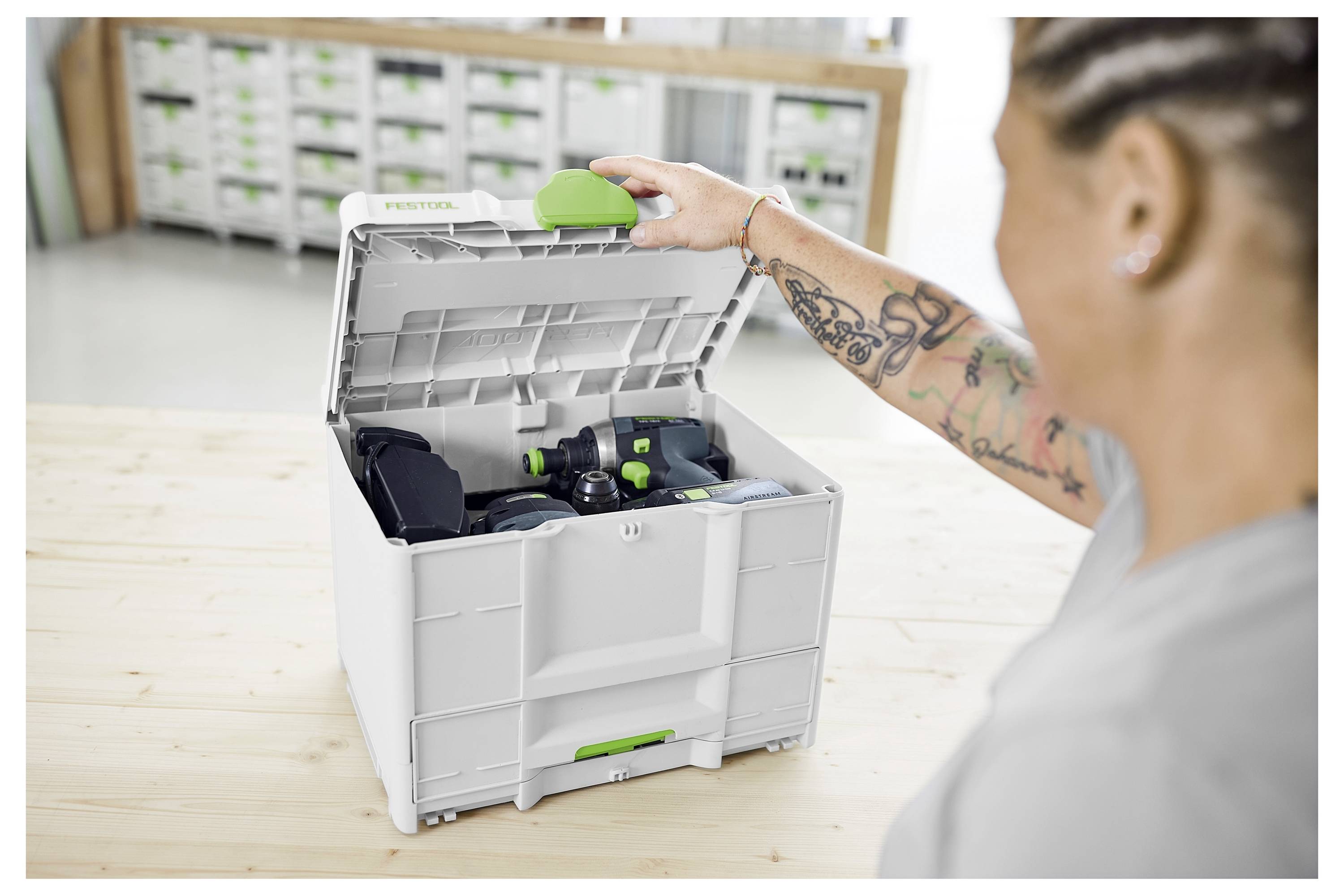 Festool SYS3-COMBI M 337 577767 transportna kista (D x Š x V) 396 x 296 x 330 mm-3