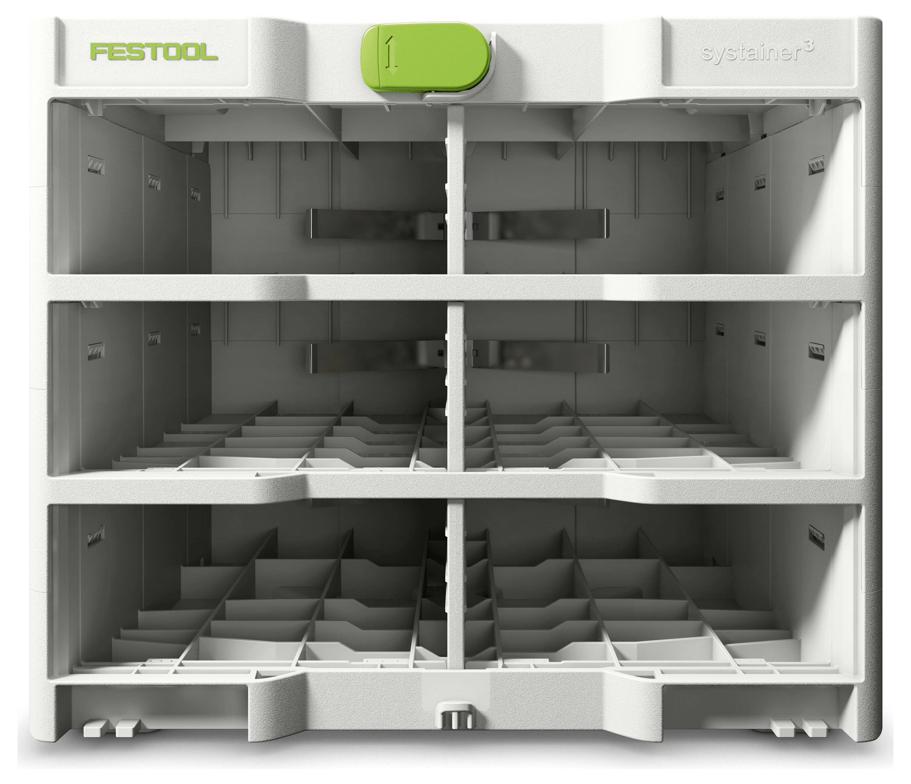 Festool OF 1010 REBQ usmjerivač, sa ergonomskim crno-zelenim dizajnom, preciznošću kontrole dubine i otvorom za usisavanje prašine.
