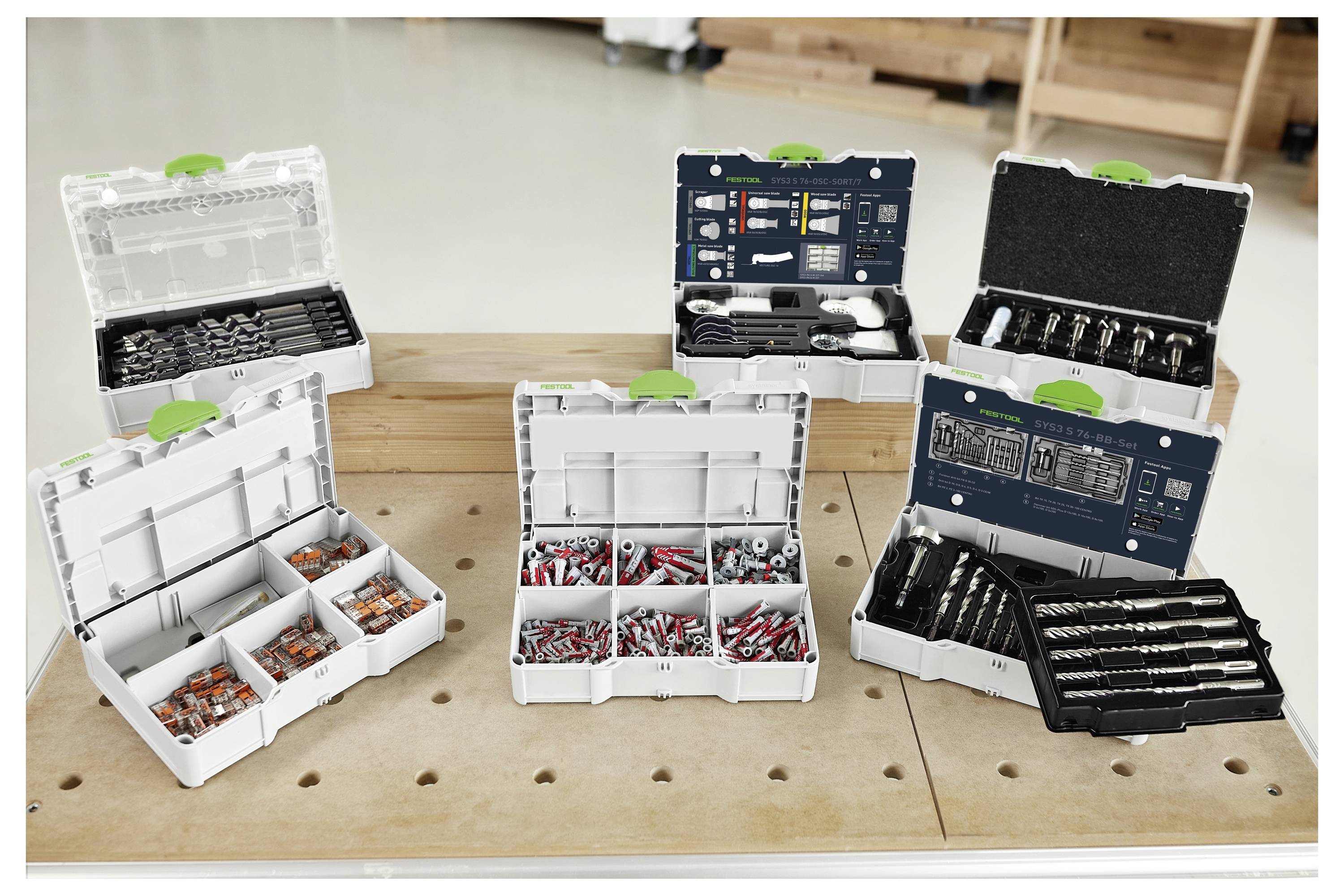 Festool 578111 svrdlo za drvo-komplet 6 mm, 8 mm, 10 mm, 12 mm, 14 mm, 16 mm Ukupna dužina 235 mm 1 St.-4