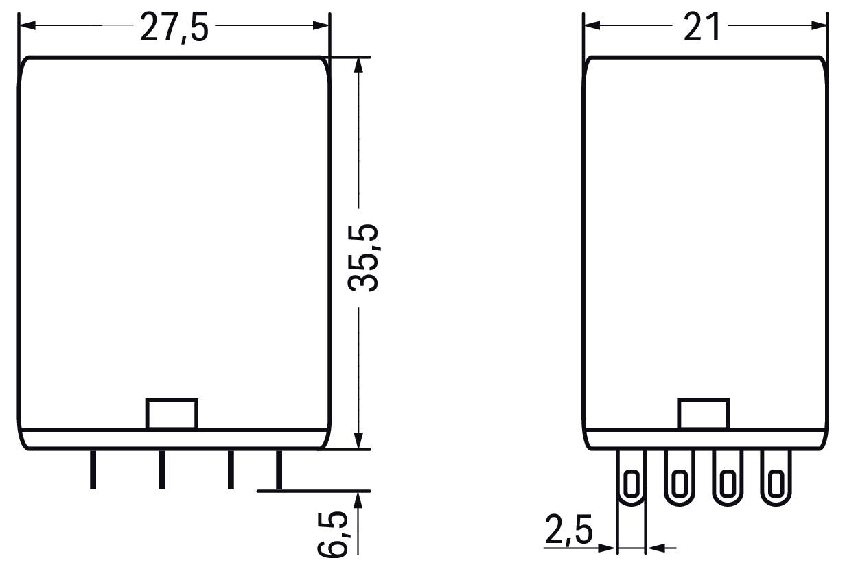 'Skiciran prikaz elektroničke komponente.'