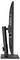 Bočni pogled svevremenog računalnog monitora koji prikazuje priključke za povezivanje, uključujući USB i HDMI, montiran na podesivom crnom postolju.