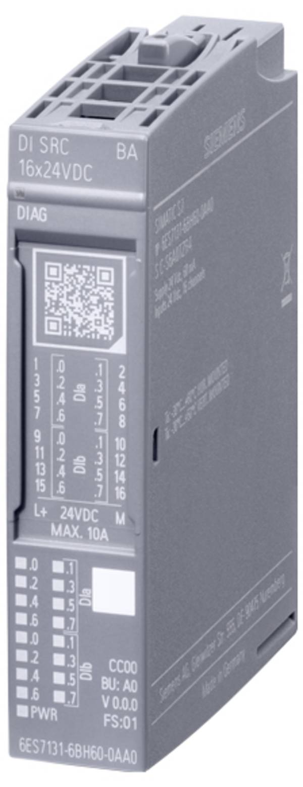 Siemens 6ES7131-6BH60-0AA0 6ES71316BH600AA0 PLC digitalni ulazni modul 24 V/DC