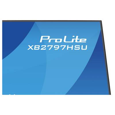 Plavi zaslon prikazuje tekst 'ProLite XB2797HSU', što ukazuje na model monitora ili uređaja za prikaz.