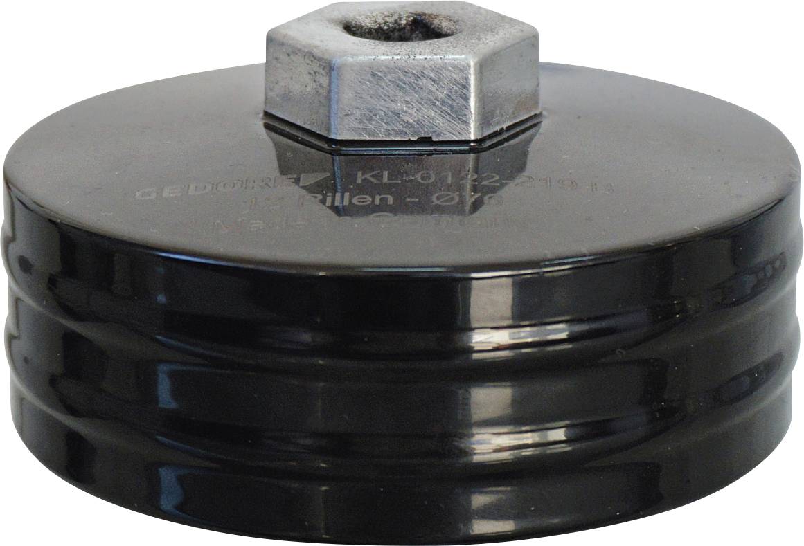 Gedore Automotive 3097633 KL-0122-219 B oliefiltersleutel, aluminium, Ø 76 mm, ommanteld