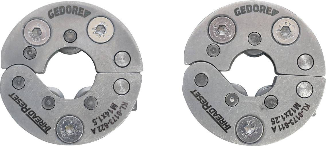 Gedore Automotive 3461904 KL-0173-601 A gereedschapset voor het terugschroeven van schroefdraad (M12x1,25 + M14x1,5)