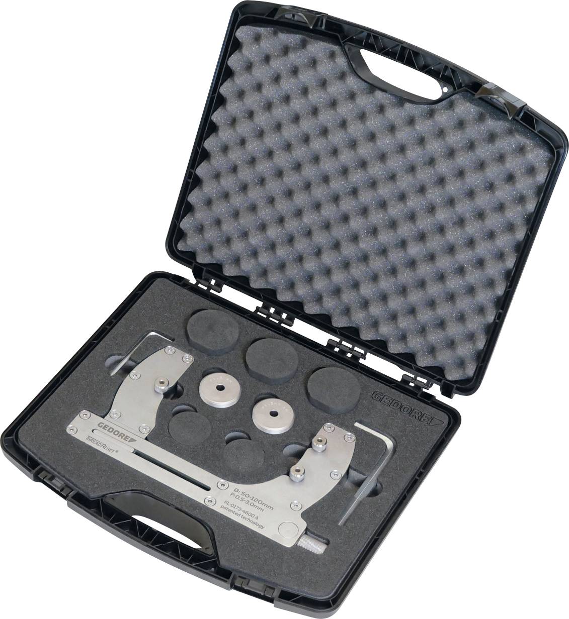 Gedore Automotive 3436217 KL-0173-460 K gereedschapset met schroefdraad, rechts-/linkse schroefdraad (M50-M120x1,5)