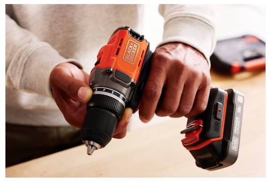 Black & Decker BCD382D2XK-QW akumulatorska bušilica 18 V 2.0 Ah Li-Ion uklj. 2 akumulatora, uklj. punjač-6