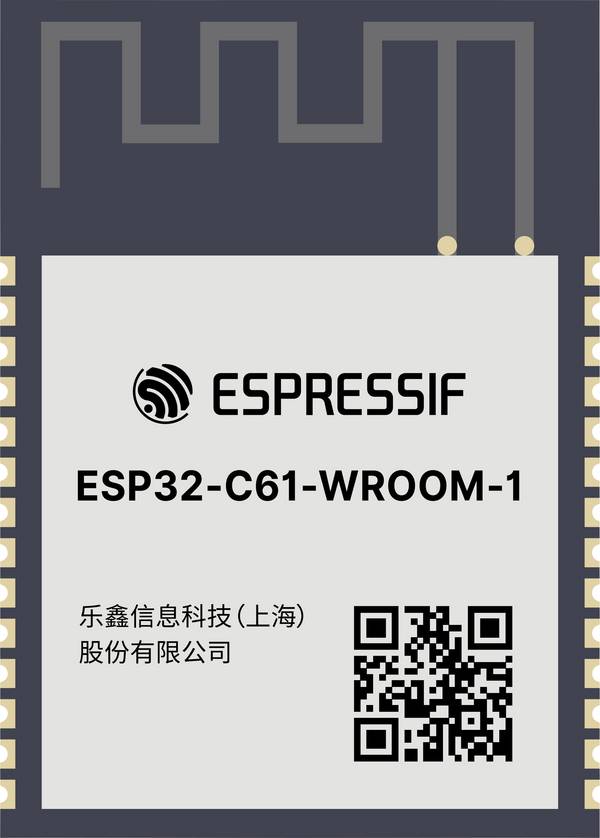 Espressif ESP32-C61-WROOM-1-N8R2 WiFi modul WiFi/Bluetooth Modul ESP32-C61   Tape on Full reel