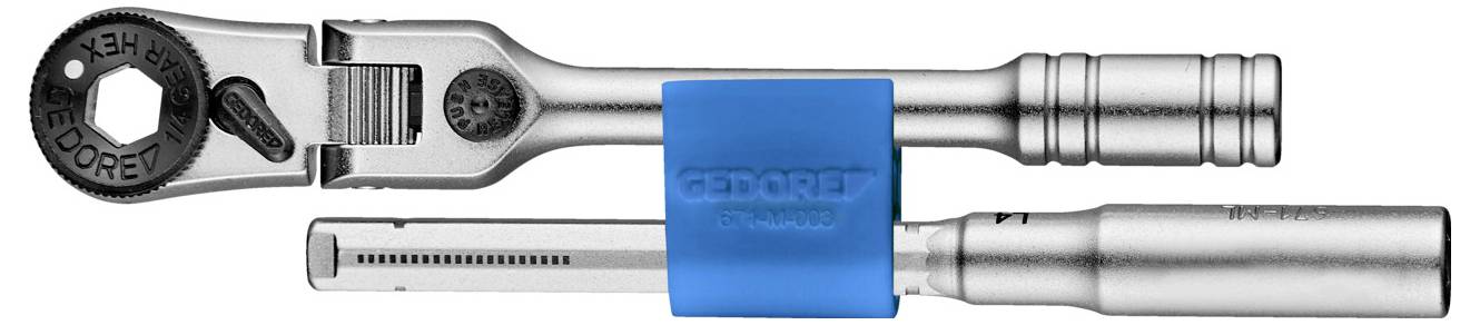 Gedore 671 M-003 račna 1/4"-7