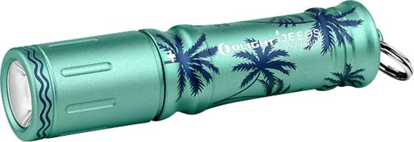 <br>  OLight<br>  i3E EOS (Summer Palm)<br>  i3E EOS (Summer Palm)<br>  LED<br>  mini džepna svjetiljka<br>  <br>  baterijski pogon<br>  90 lm<br>  <br>  19.4 g<br>