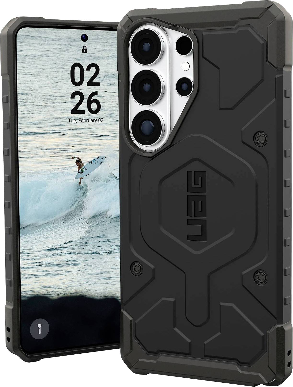Urban Armor Gear Pathfinder Case Samsung Galaxy S26 Ultra Zwart MagSafe compatible, Met magneetmodule