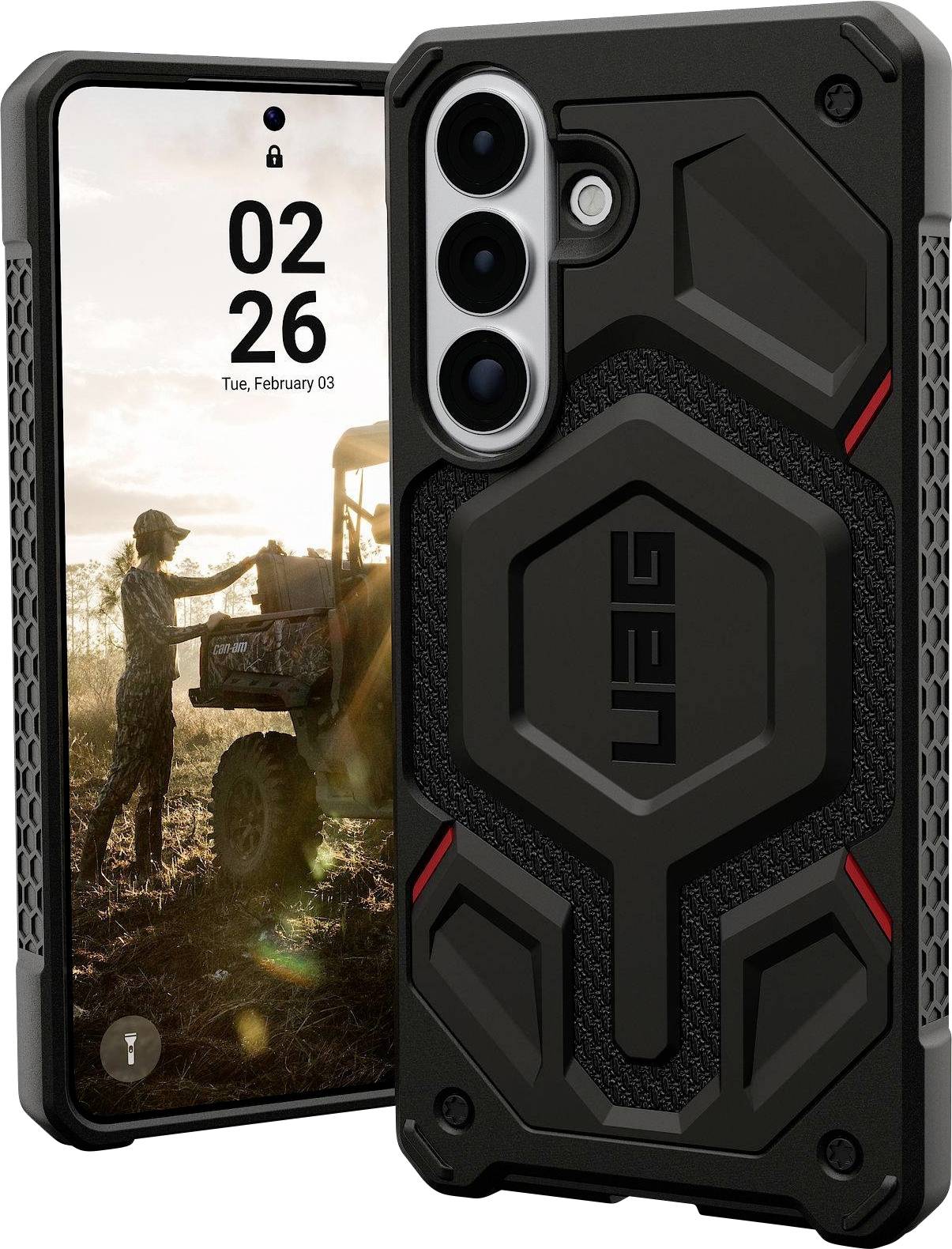 Urban Armor Gear Monarch Pro Case Samsung Galaxy S26+ Kevlar MagSafe compatible, Met magneetmodule
