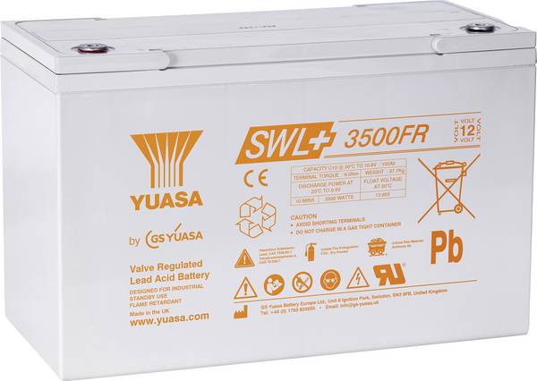 Yuasa SWL+3500FR olovni akumulator olovno-koprenasti 110.2 Ah 12 V 1 St.