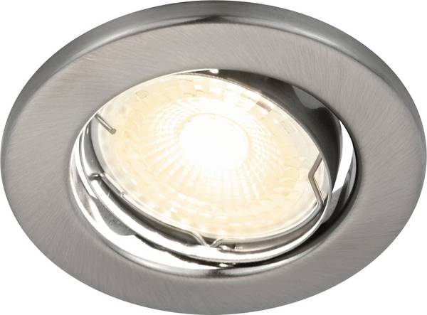 Nordlux 49300155 Canis 3-Kit 2700K  Geberstet Nickel ugradbeni prsten  Energetska učinkovitost 2021: F (A - G) LED GU10 35 W nikal (brušeni)