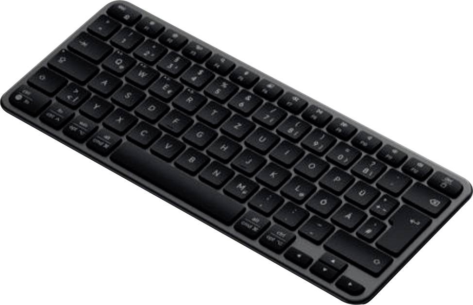 Satechi Slim EX1 Toetsenbord Bluetooth, Radiografisch QWERTZ, Duits