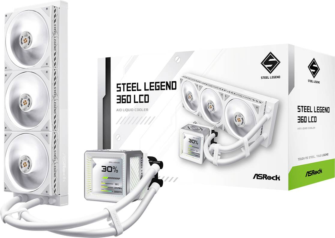 ASRock Steel Legend 360 LCD PC-waterkoeling