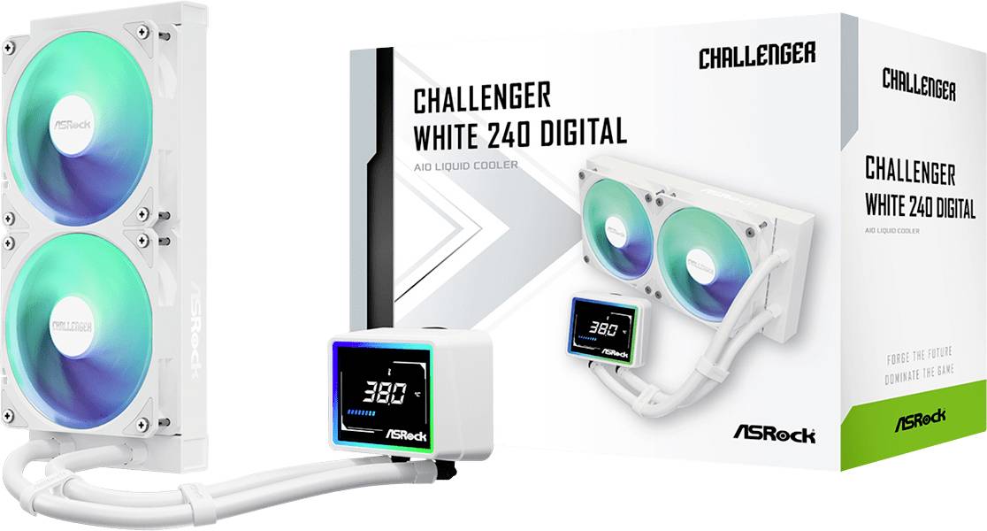 ASRock Challenger White 240 Digital PC-waterkoeling