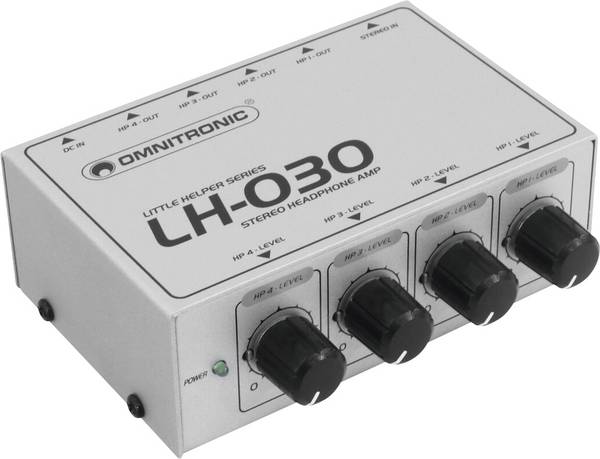 Omnitronic LH-030 pojačalo za slušalice