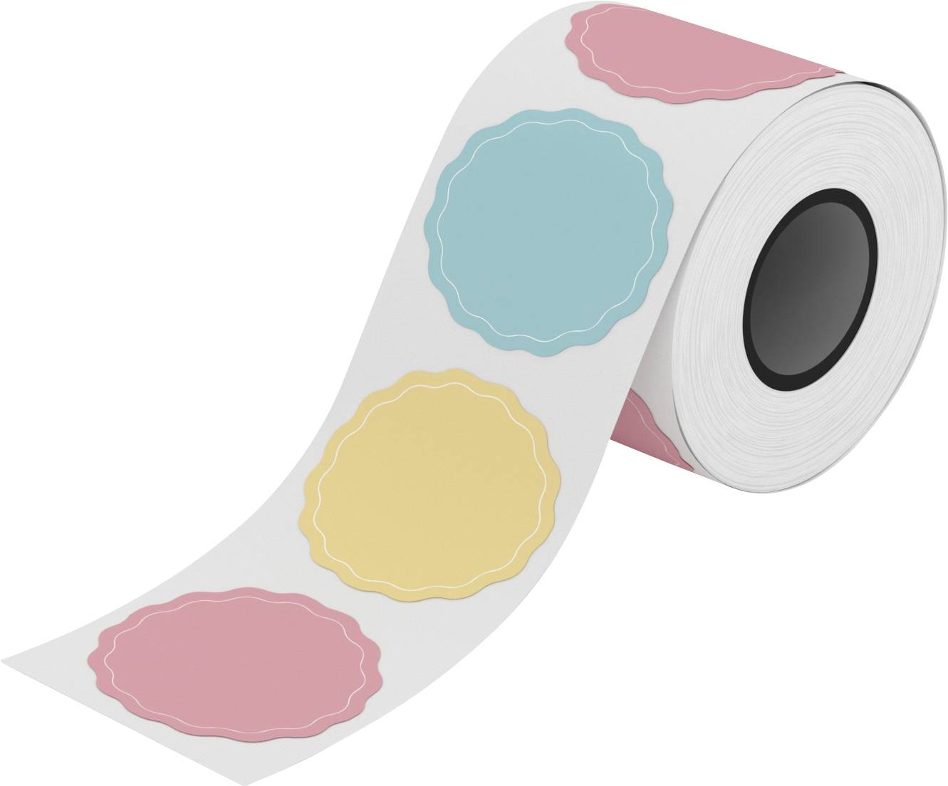 NIIMBOT 1EA00878202 Rol met etiketten 49 mm x 0.049 m Meerdere kleuren 150 stuk(s) Universele etiketten