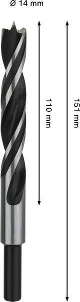 Bosch Accessories 2608577717 drvo-spiralno svrdlo 1 St.-1