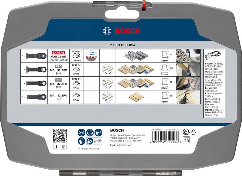 Bosch Accessories 2608669094 2608669094 Višenamjenske pile za višenamjenske alate 1 St.-3