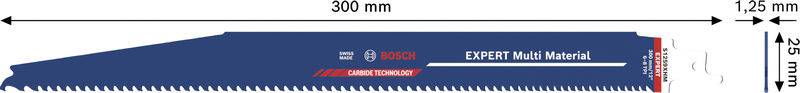 Bosch Accessories 2608902338 EXPERT Multi Material S1259XHM list za recipročnu pilu, set od 10 dijelova 10 St.-1