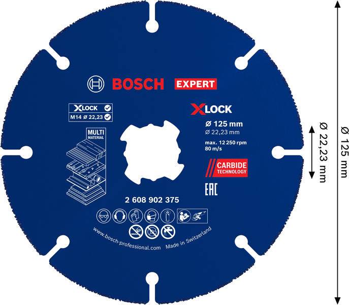Bosch Accessories 2608902375 2608902375 rezna ploča 1 St.-1