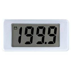 Digitalni prikaz pokazuje '199.9' s malom ikonom baterije u kotu, što označava očitanje mjerenja ili vrijednosti.