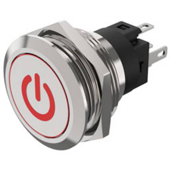 eao 82-6151.1A14.B002 tlačni prekidač s povratom crvena 1 St. Single