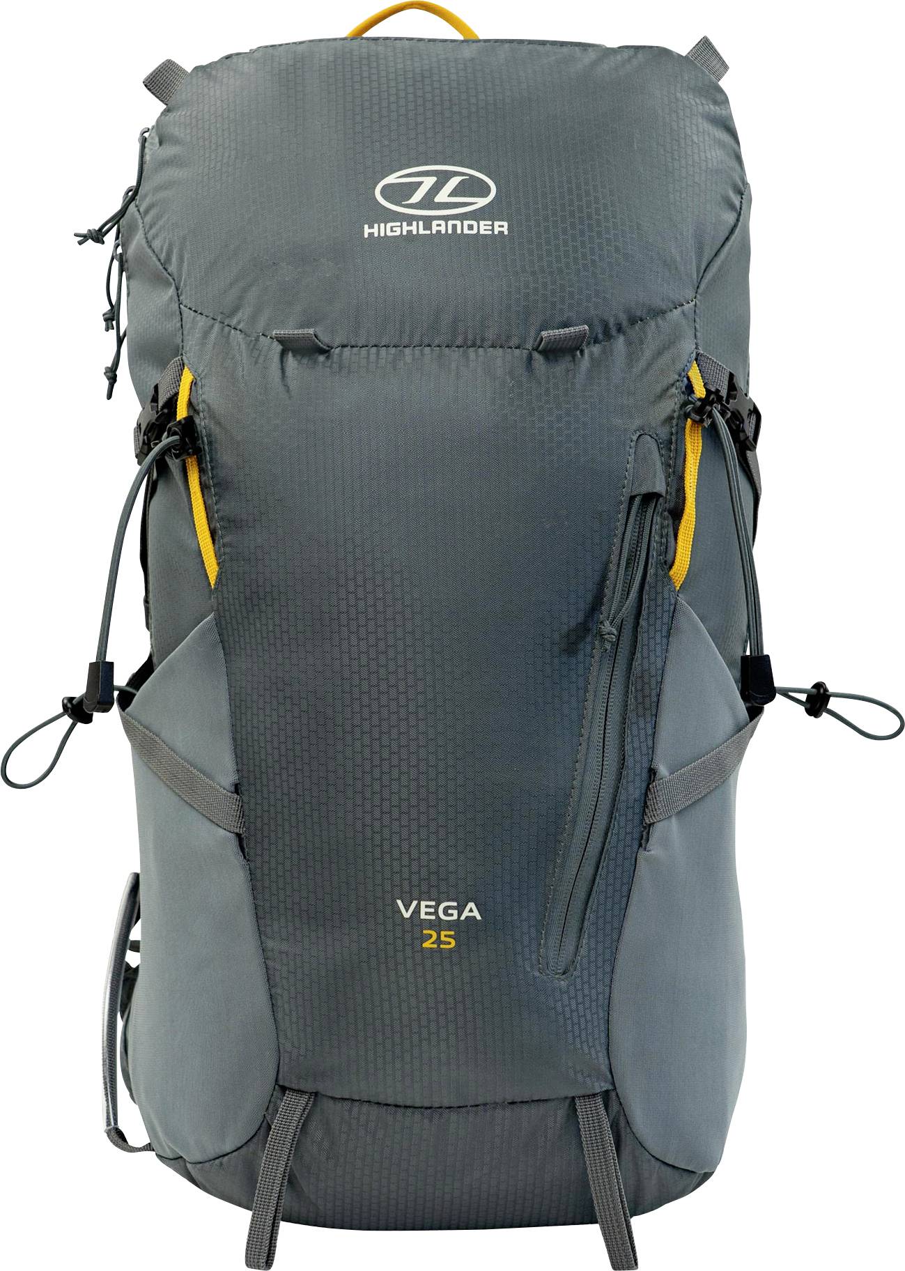 Highlander Rugzak Vega 25 L (b X H X D) 30 X 51 X 21 Cm Grafiet RUC289-Gr