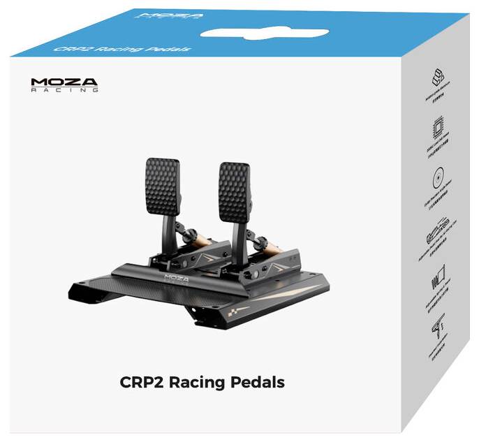 MOZA CRP2 set pedala univerzalan crna-4